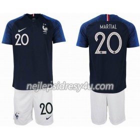 Fotbalový Dres Francie MARTIAL 20 2 star Dětské Domácí MS 2018